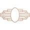 Ekena Millwork Elizabeth Wood Fretwork Pierced Ceiling Medallion, Cherry, 18"W x 9"H x 5"IW x 8 1/2"IH x 3/8"T CMWP18X09X0375EBCH - alternate 1